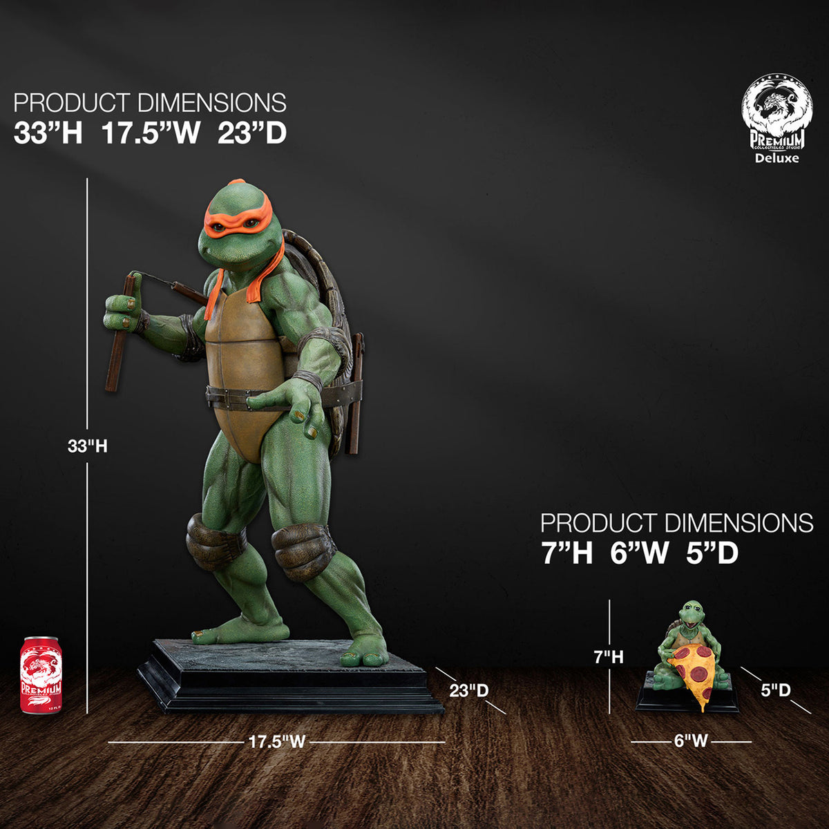 Teenage Mutant Ninja Turtles - TMNT – Michelangelo (Deluxe Edition) - 1:2 Scale Statue