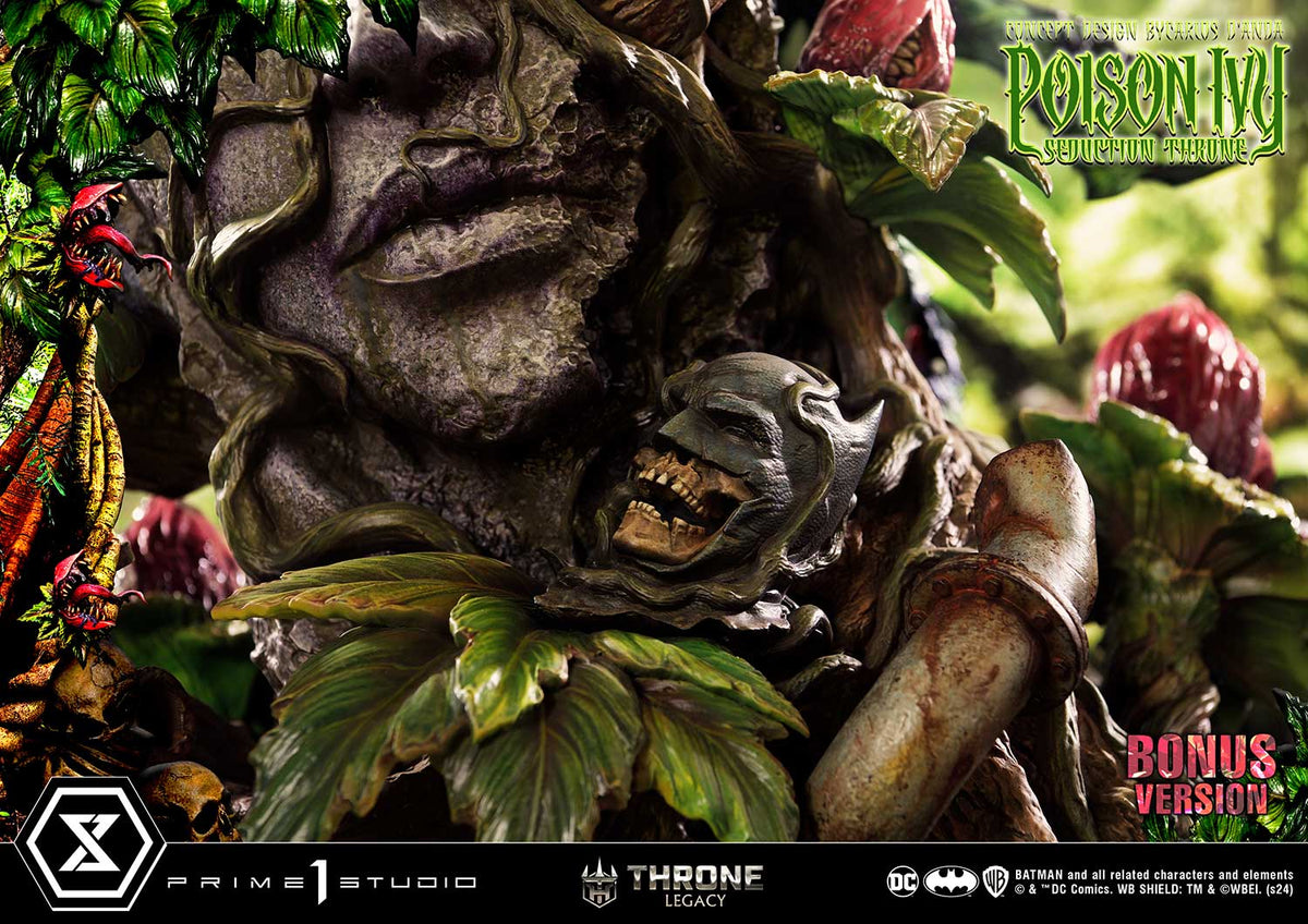 Poison Ivy Seduction Throne statue gallery view