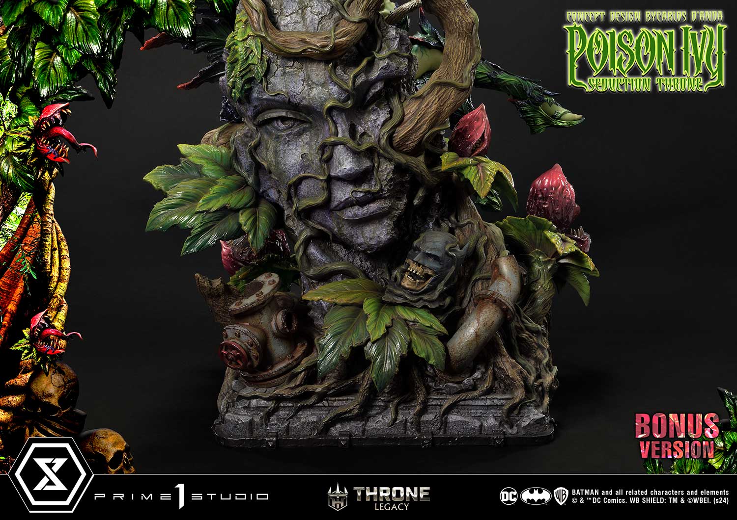 Poison Ivy Seduction Throne statue gallery view