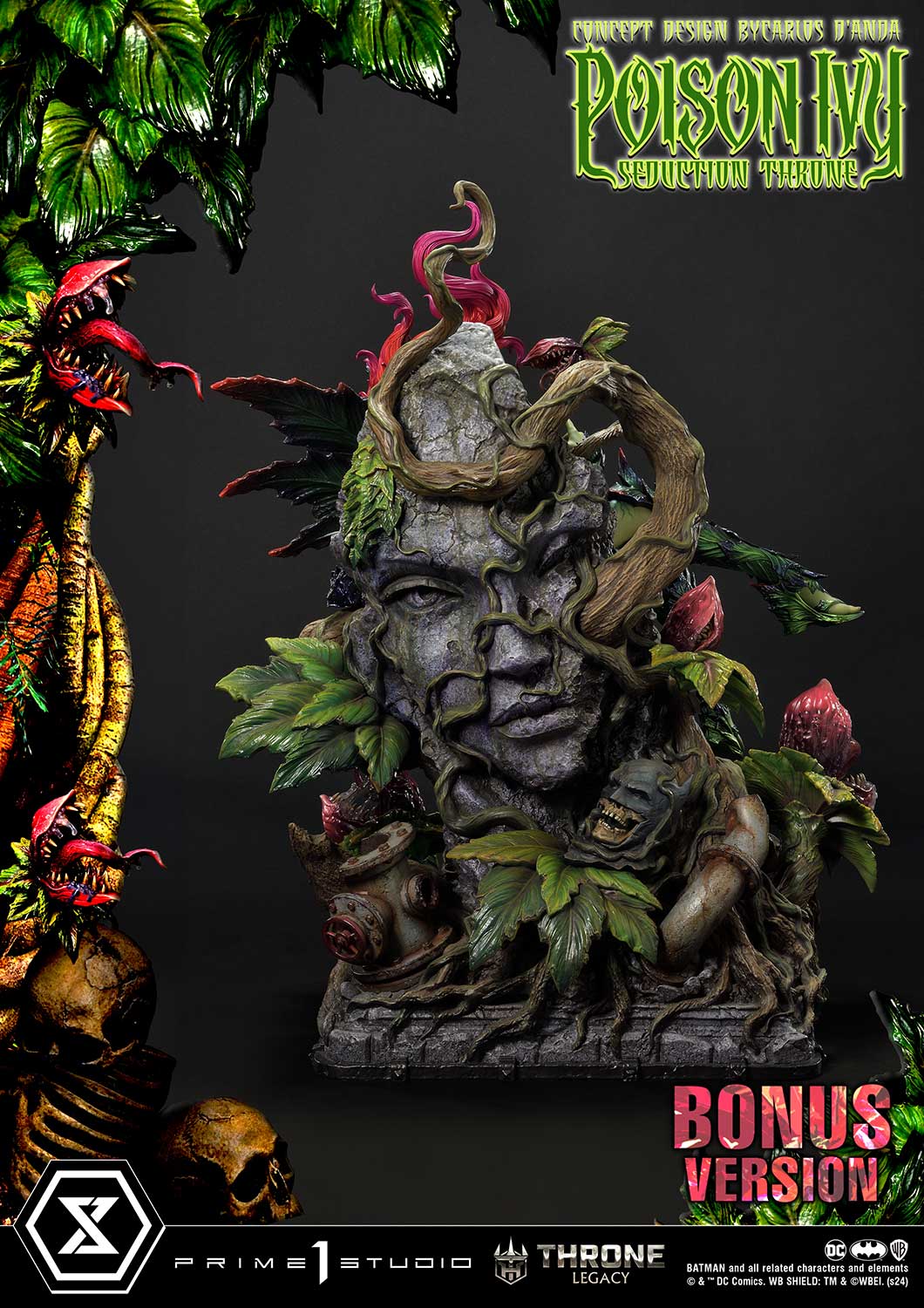 Poison Ivy Seduction Throne statue gallery view