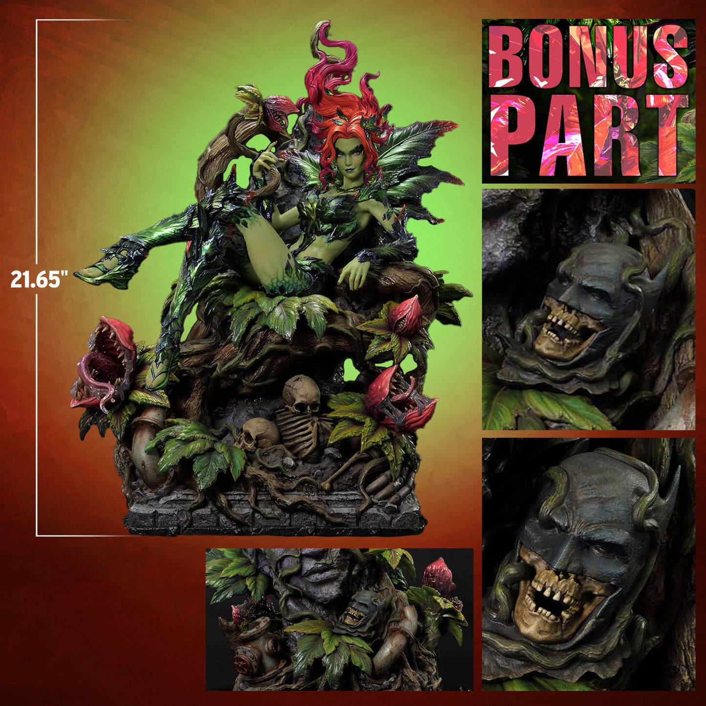 Poison Ivy Seduction Throne statue scale reference