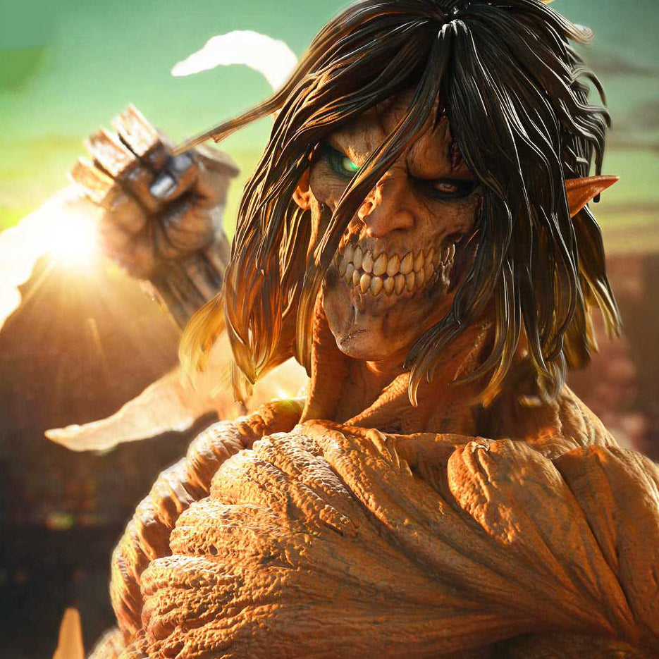 Attack on Titan Eren Yeager Attack Titan Bonus Version Diorama Prime 1 Studio
