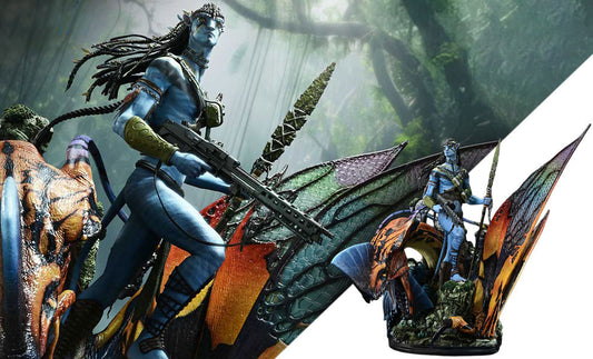 Avatar Jake Sully and the Great Leonopteryx Deluxe Version Quarter Scale Statue Prime 1 Studio