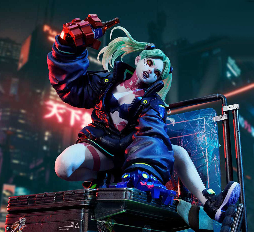 Cyberpunk 2077 Rebecca Deluxe Version Statue Prime 1 Studio