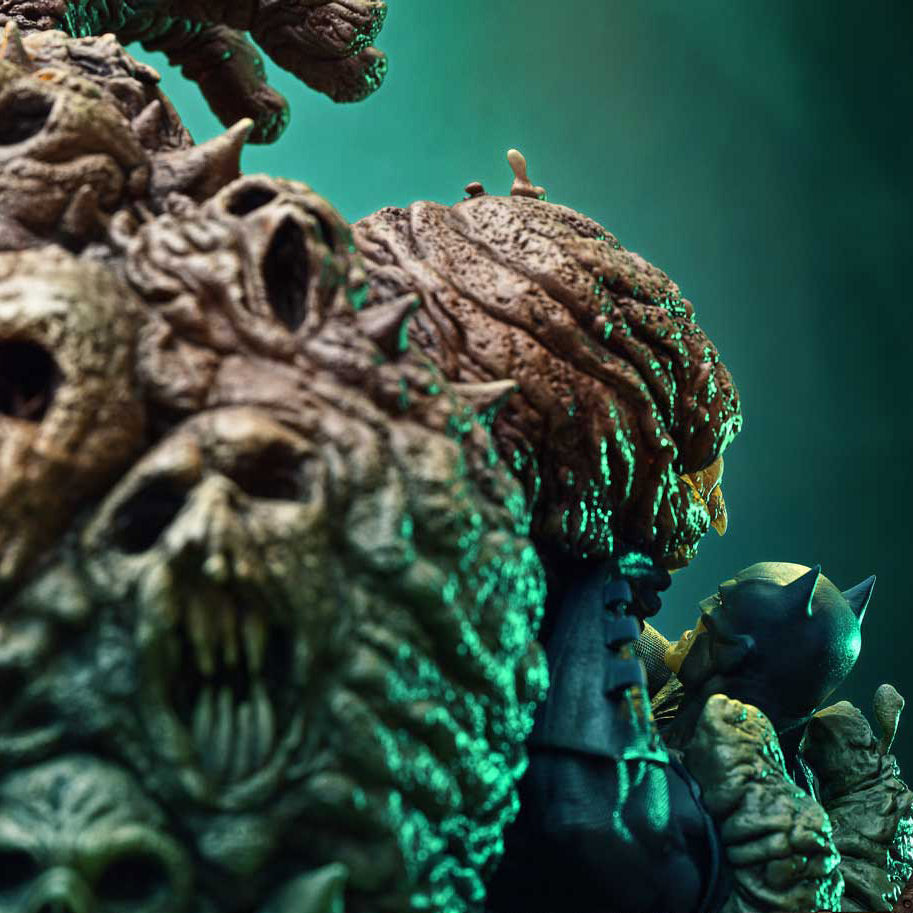 Batman vs Clayface Quarter Scale Statue