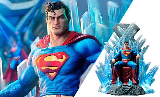 DC Comics Superman Fortress of Solitude on Throne Ultimate Bonus Version Quarter Scale Statue Prime 1 Studio