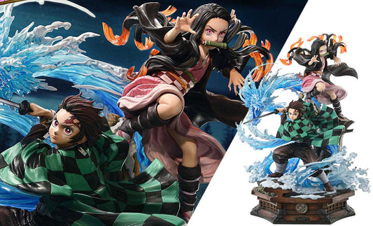 Demon Slayer Kamado Tanjiro and Kamado Nezuko Statue Prime 1 Studio