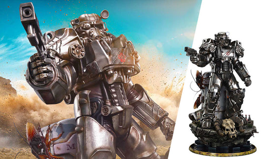 Fallout Maximus Power Armor Deluxe Bonus Version Quarter Scale Statue