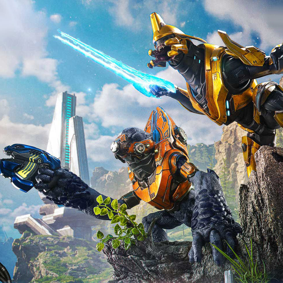 HALO - Elite Zealot and Grunt Minor: Covenant Assault - Quarter Scale Statue