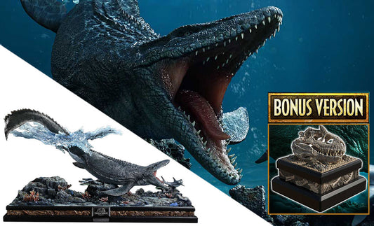 Jurassic Park Mosasaurus Lagoon Bonus Version Statue Prime 1 Studio