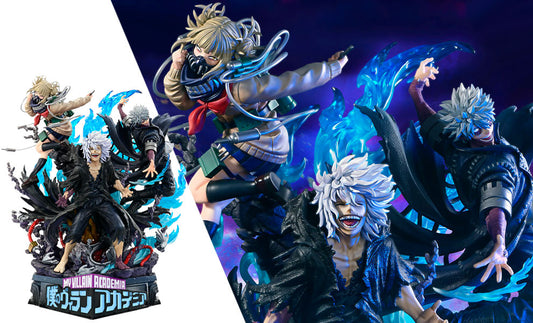 My Hero Academia Tomura Shigaraki Dabi and Himiko Toga Deluxe Version Quarter Scale Statue Prime 1 Studio