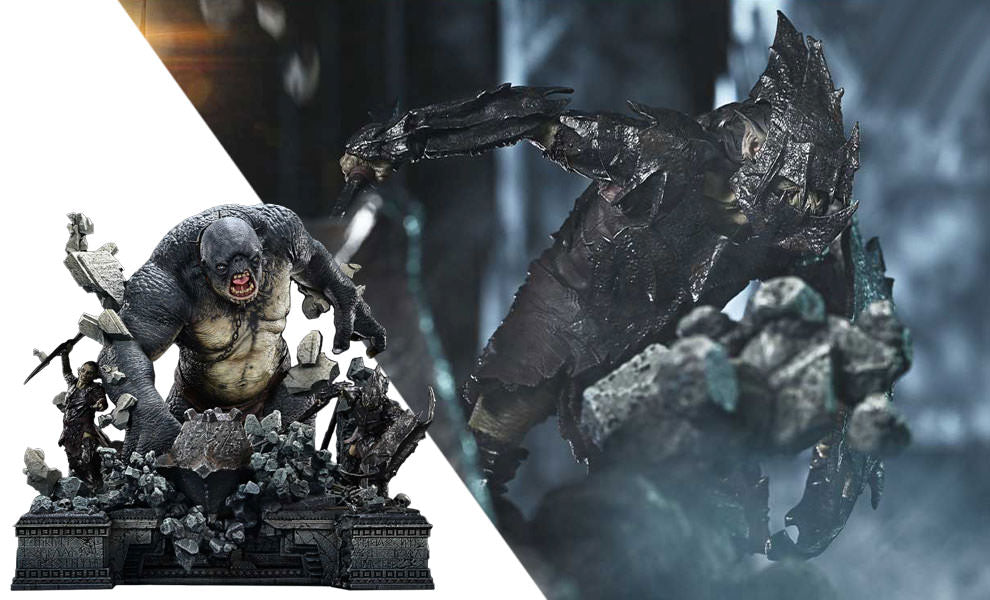 The Lord of the Rings Cave Troll of Moria Bonus Version Quarter Scale Statue Prime 1 Studio
