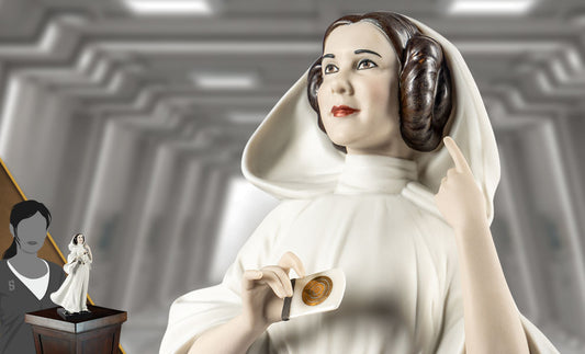 Star Wars Princess Leia Porcelain Statue