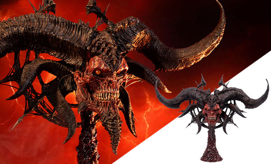 Diablo IV Lord of Hatred Mephisto Art Mask Prop Replica PureArts