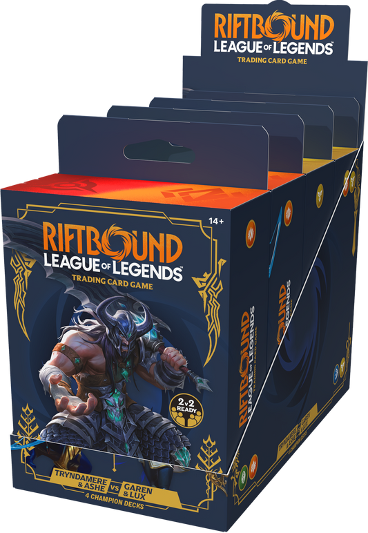 Riftbound: League of Legends TCG: Legacy: Champion Deck Display (4) FOC January 29, 2027