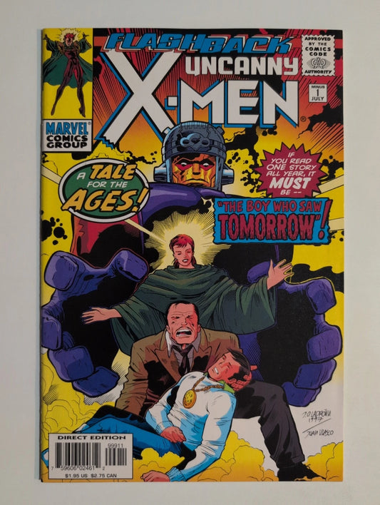 Uncanny X-Men #-1 Flashback Comic Book Marvel 1997 Xavier Magneto Origin