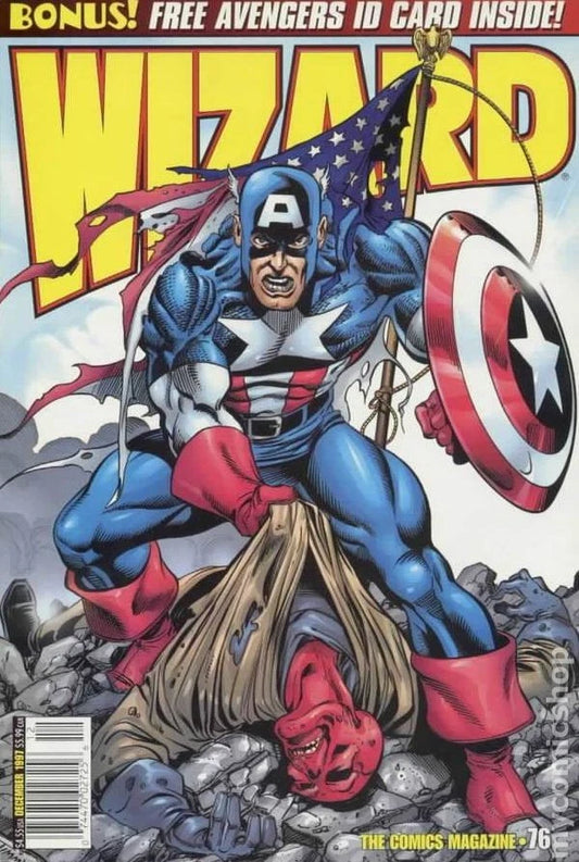 Wizard the Comics Magazine #76BU GD/VG 3.0 1997 Stock Image