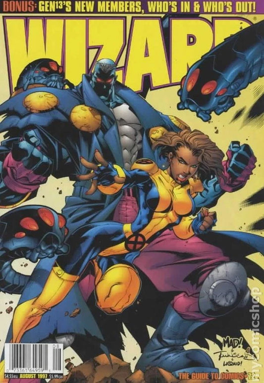 Wizard the Comics Magazine #72AU VG 4.0 1997 Stock Image