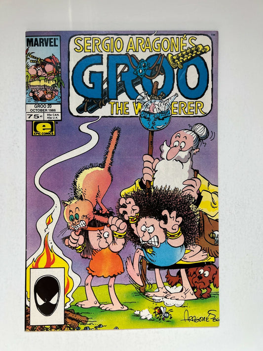 SERGIO ARAGONES GROO THE WERER OCTOBER 1986