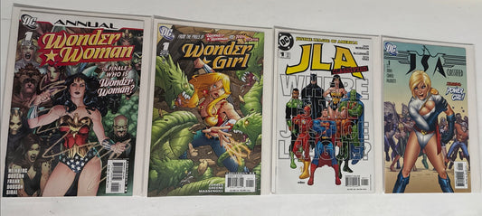 DC #1’s Lot. JLA Classified. #1 Origin Of Power Girl. First issue Wonder Girl!