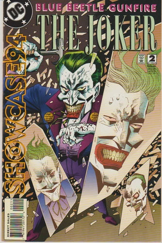 Showcase 94: The Joker # 2 DC 1994 Blue Beetle Gunfire