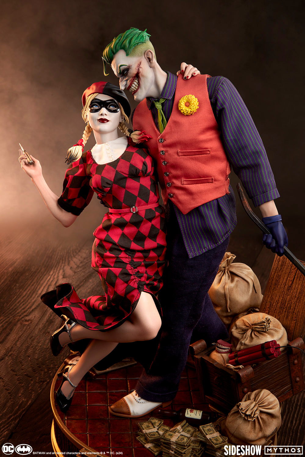 The Joker and Harley Quinn Lawless Love Diorama