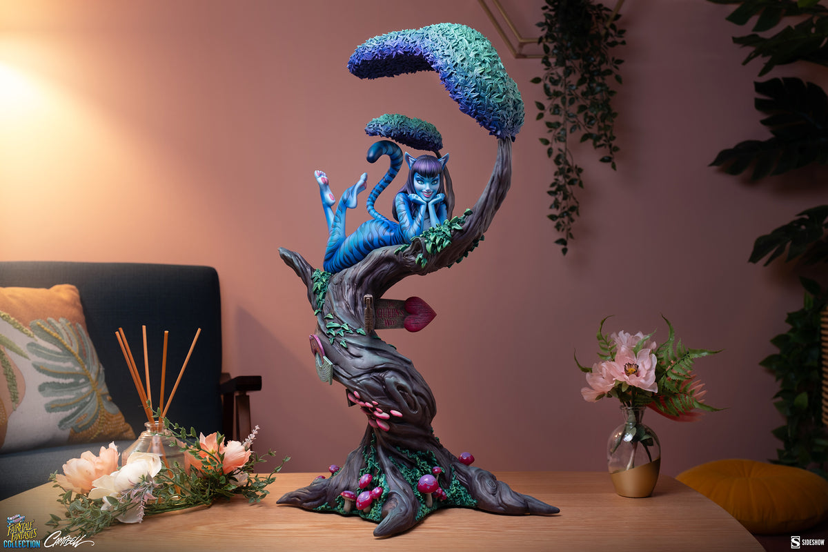 Lady Cheshire Cat Statue