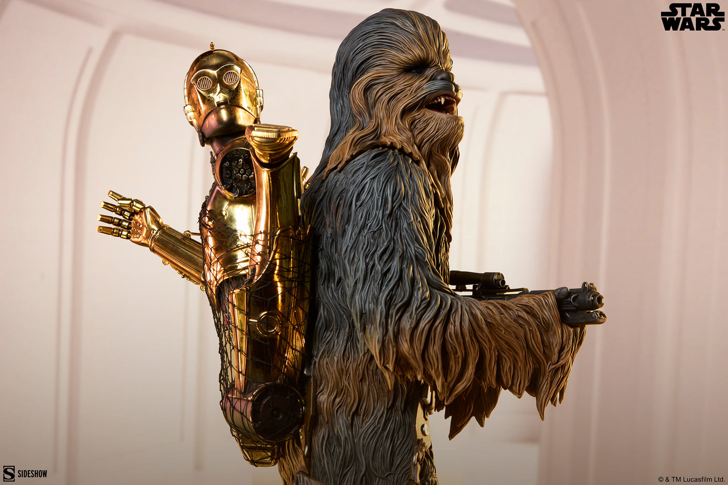 Star Wars - Chewbacca and C-3PO - Premium Format Figure