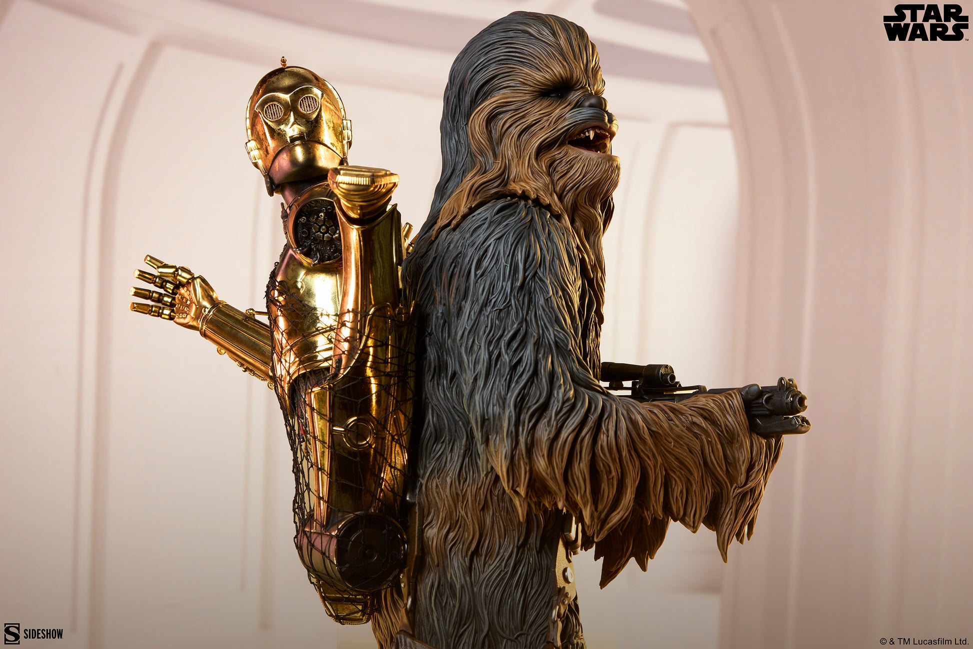 Star Wars - Chewbacca and C-3PO - Premium Format Figure