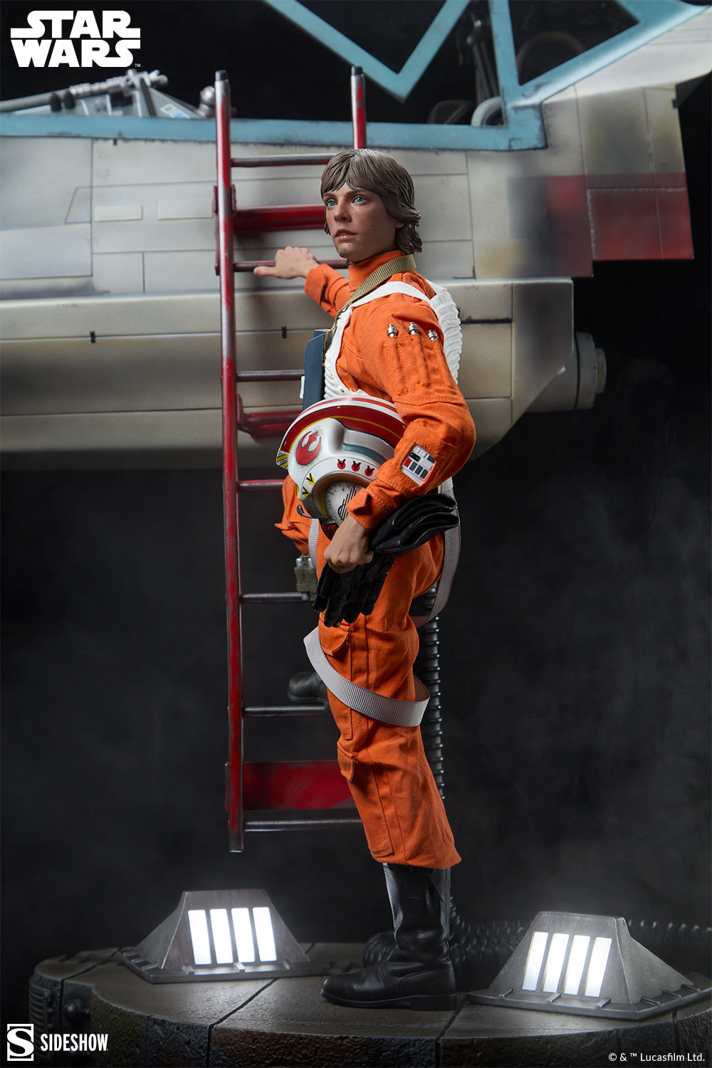 Luke Skywalker & X-Wing Premium Format Figure gallery view