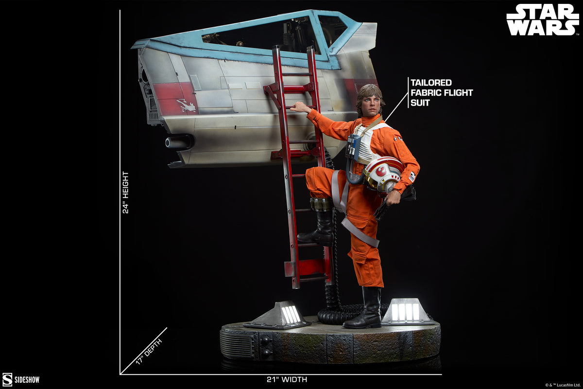 Luke Skywalker & X-Wing Premium Format Figure gallery view