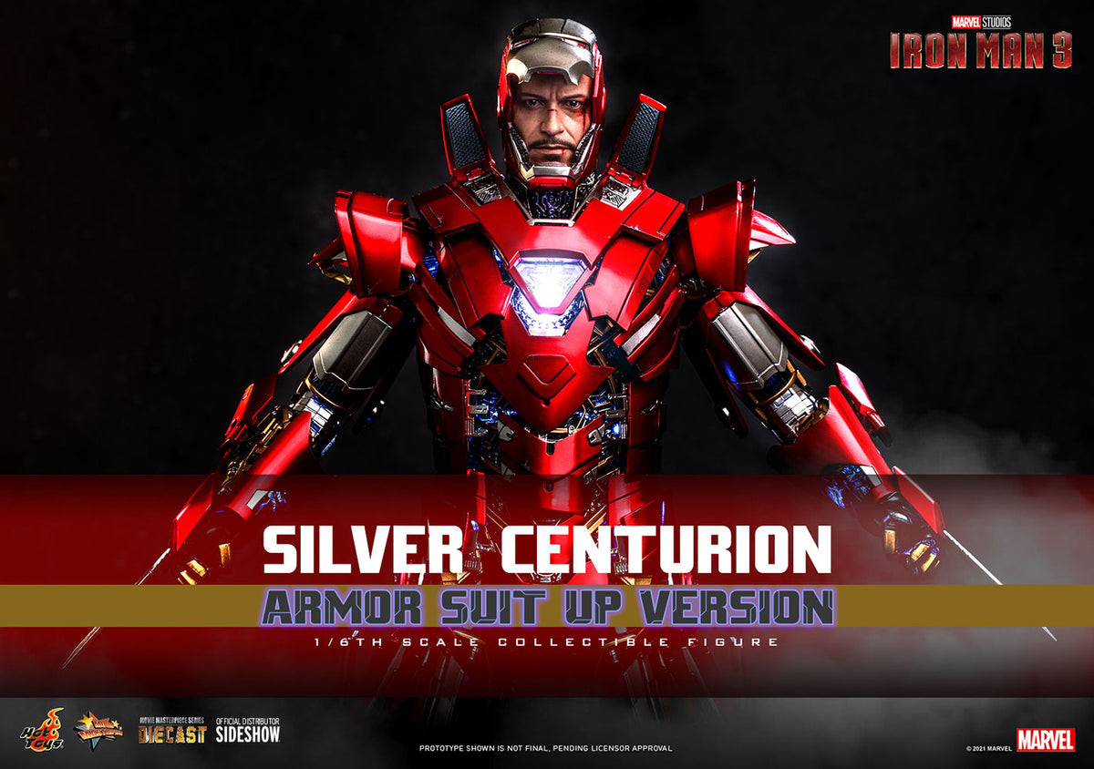 Marvel Silver Centurion Armor Suit Up Version Sixth Scale Figure