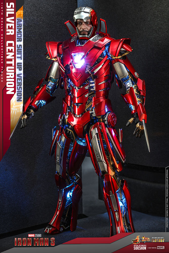 Marvel Silver Centurion Armor Suit Up Version Sixth Scale Figure