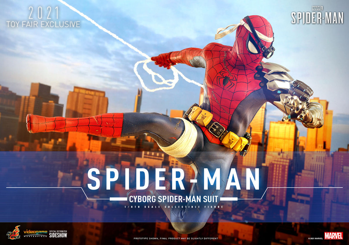 Marvel Spider-Man Cyborg Spider-Man Suit Sixth Scale Figure