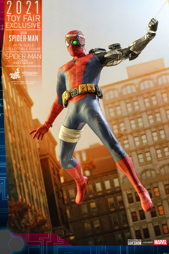 Marvel Spider-Man Cyborg Spider-Man Suit Sixth Scale Figure