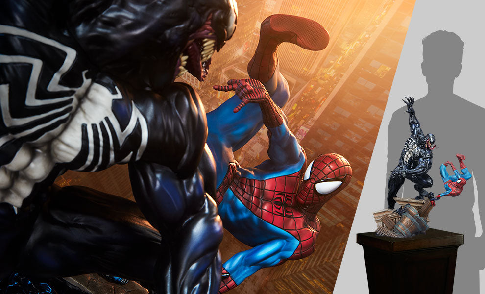 Spider-Man vs Venom Maquette