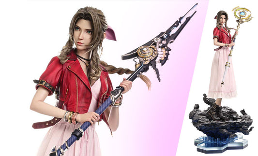 Final Fantasy Aerith Gainsborough Deluxe Version Quarter Scale Statue Square Enix