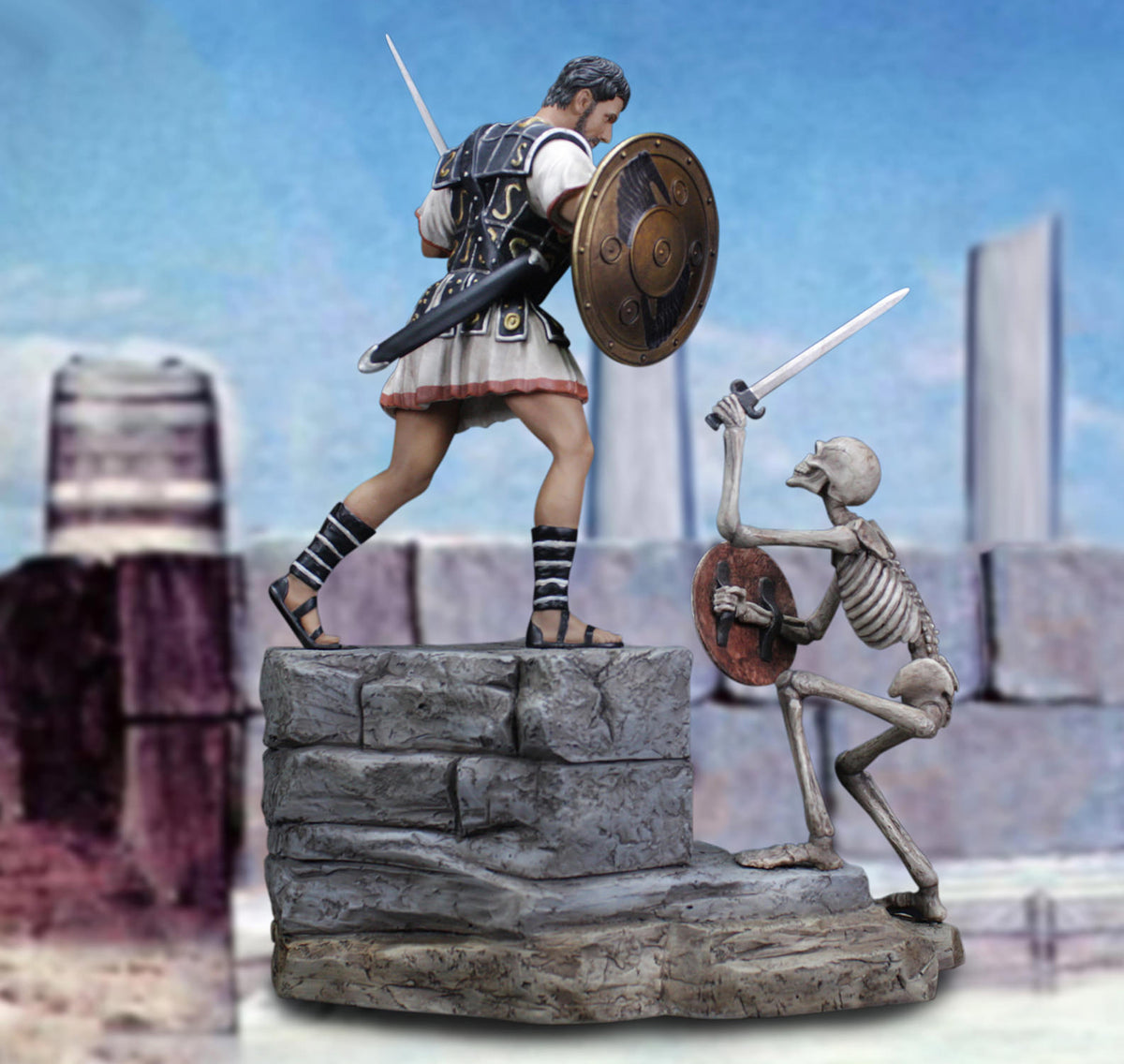 Skeleton Battle Scene