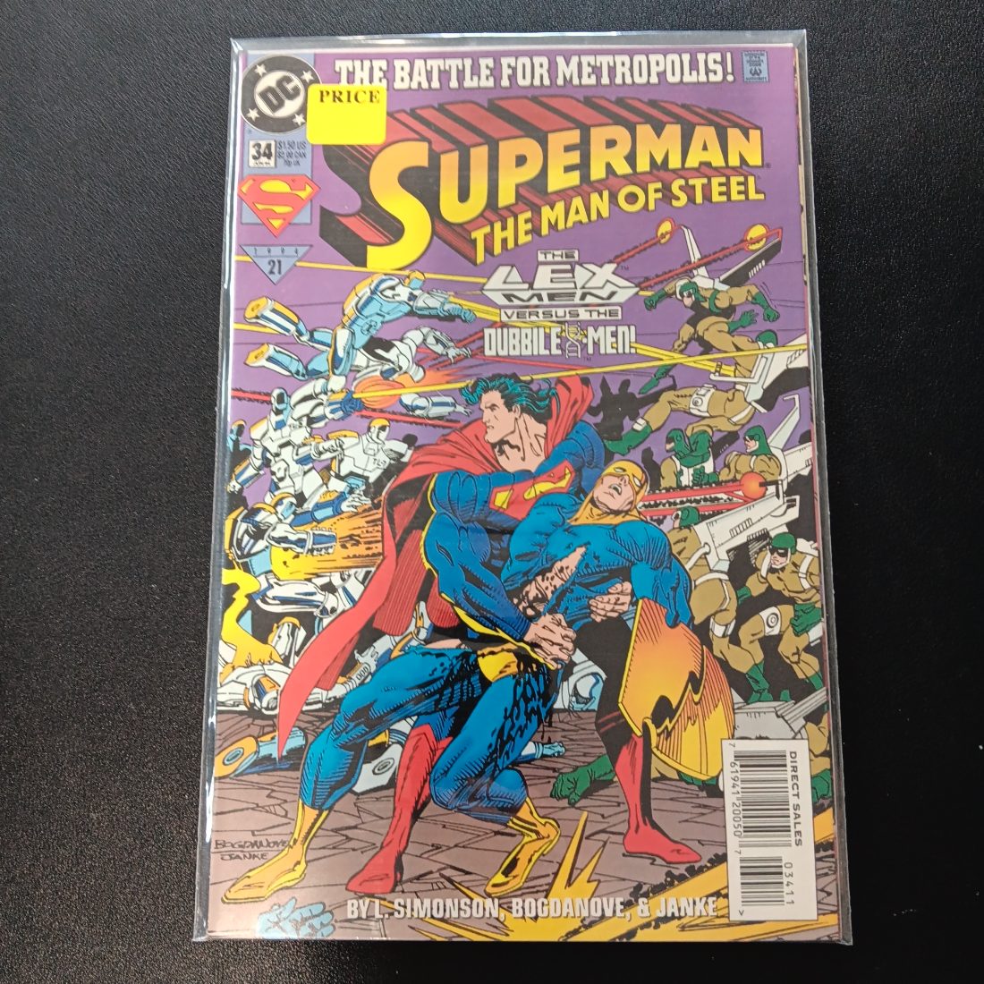 Superman: The Man of Steel #34