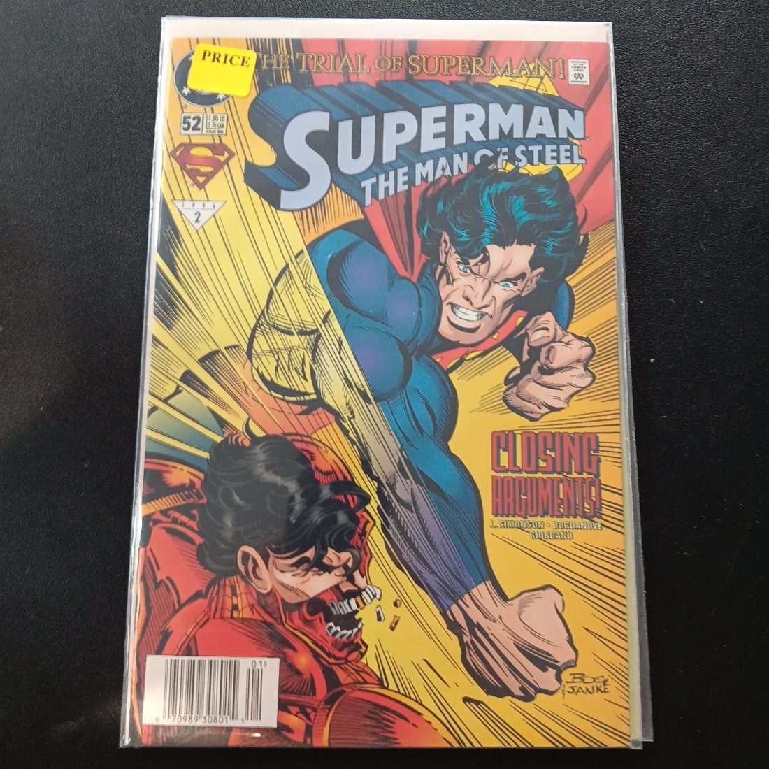 Superman: The Man of Steel #52
