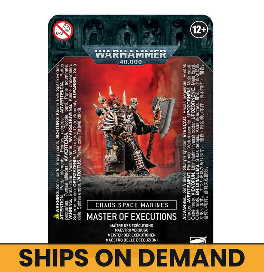 CHAOS SPACE MARINES MASTER OF EXECUTIONS