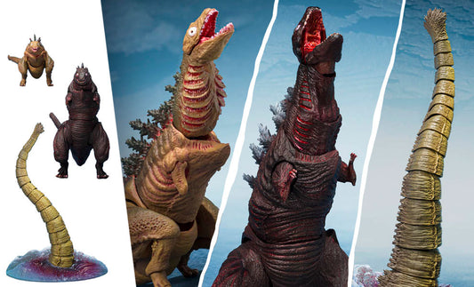 Godzilla 2016 Second Form Third Form Giant Unidentified Creature Set Action Figure Tamashii Nations