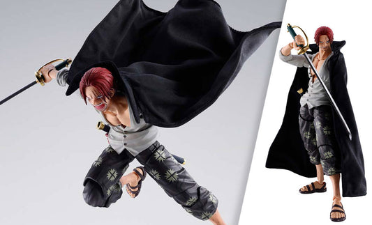 One Piece Shanks Marineford S.H.Figuarts Action Figure Tamashii Nations