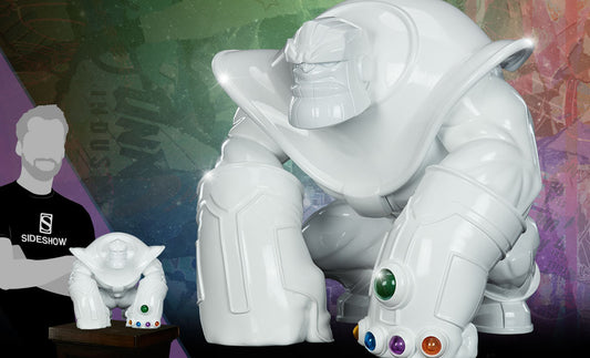 Marvel Thanos Infinity-Sized Gloss White Edition Designer Collectible Statue