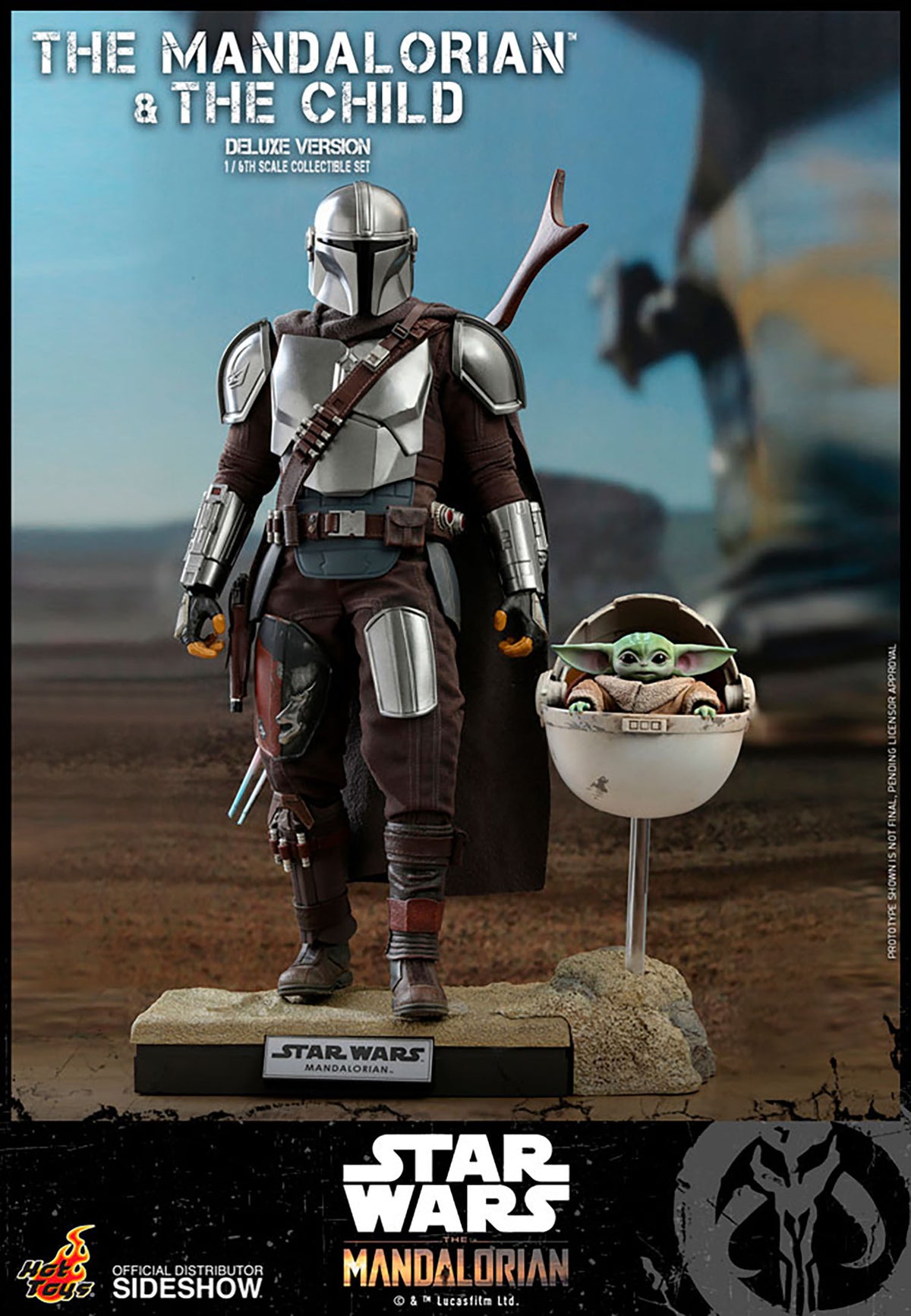Star Wars The Mandalorian and The Child Deluxe Sixth Scale Figure