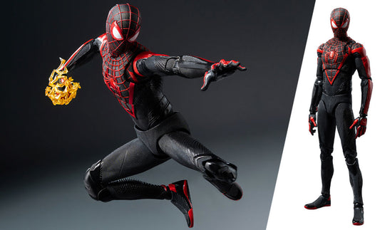 Marvel DLX Spider-Man Upgraded Suit Miles Morales Action Figure threezero
