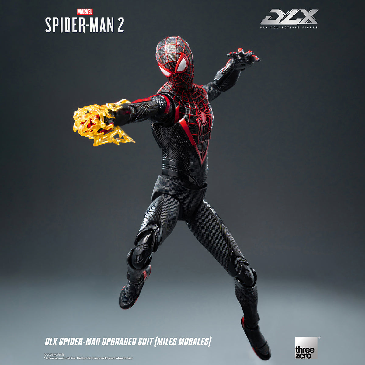 Marvel DLX Spider-Man Upgraded Suit Miles Morales Action Figure threezero