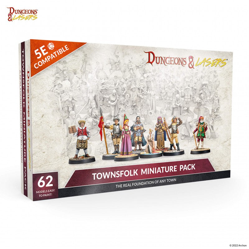 Dungeon And Lasers Townsfolk Miniature Pack