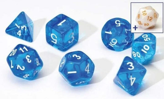 BLUE TRANSLUCENT 7 DIE SET