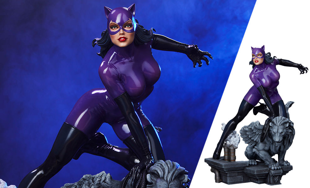 DC Comics Catwoman Purple Edition Quarter Scale Maquette
